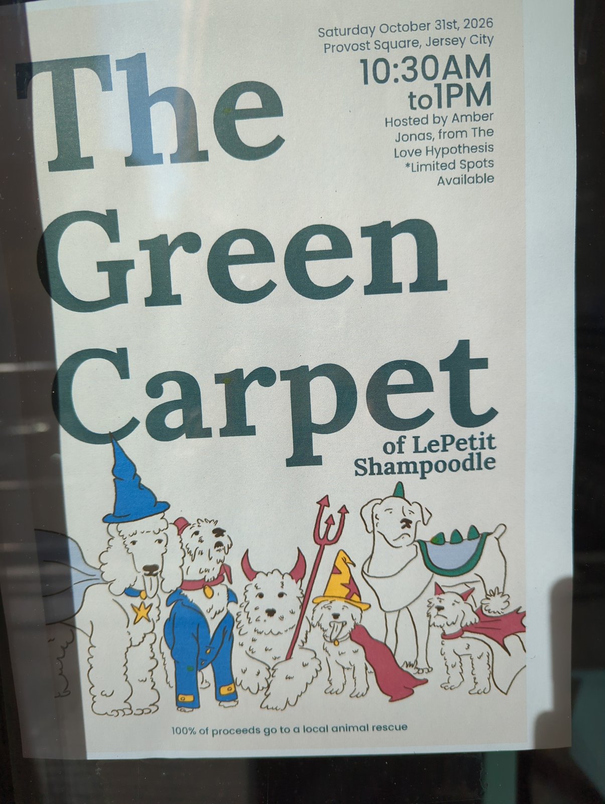 The Green Carpet of LePetit Shampoodle