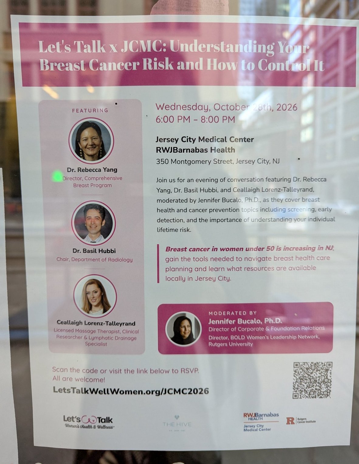Let's Talk x JCMC: Understanding Your Breast Cancer Risk and How to Control It